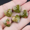 Colgante Corazón Facetado de Ágata de Cristal y Jade de 13 mm Material para Joyería DIY de Collares, Pulseras, Pendientes Accesorios Venta al por Mayor