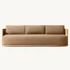 Sofá de Ocio para Exteriores, Mesa Larga y Sillas de Aleación de Aluminio, Patio al Aire Libre, Jardín, Balcón de Villa, Sofá de Madera Maciza Impermeable y Resistente al Sol