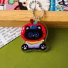 Correntes de Contas de Animais de Desenho Animado Cuidadosamente Selecionadas, Pingentes para Decoração de Mochilas, Chaveiros de Acrílico, Pequenos Presentes DIY