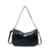 Bolso de Hombro Único de Moda para Mujer Bolso Cruzado con Cadena Retro Tamaño Mediano Bolso de Mano de Cuero Sintético de Color Sólido para Uso Diario Venta al por Mayor