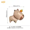 Capivara Múltiplos Estilos Balões de Folha de Alumínio Atacado Decoração de Festa de Aniversário Infantil Decoração de Natal Atmosfera Balões Infláveis