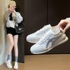 2025 Sapatos Brancos Femininos Primavera Novo Estilo Coreano Casual Esportivo Versátil Tênis para Estudantes Femininas Sapatos de Rua Sapatos Forrest Gump GZ05