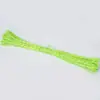 Cuerda de Poliéster de Colores Cuerda Redonda con Núcleo de Poliéster Cuerda Decorativa Hecha a Mano para Manualidades Tendedero Cuerda de Fijación para Tienda Cuerda de Amarre