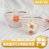 2023 Nueva Moda Lindo Combinable Cuerda de Algodón Tejido Flor Estilo Coreano ins Combinable Bolso de Mujer Bandolera