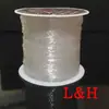 0,2345678mm linha de cristal branco transparente sem elasticidade linha de pesca linha de nylon DIY feita à mão contas de madeira