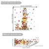 Animais Desenho Urso Raposa Coelho Alce Pilha Diversão Criativa Adesivos de Parede Decoração de Fundo para Casa Adesivos