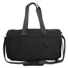 Bolsa de mano para viaje simple, de dos tonos, gran capacidad, con separación de húmedo y seco, adecuada para viajes cortos, bolsa bandolera para equipaje, bolsa para deportes y fitness