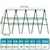 Hastes de Suporte para Plantas Revestidas de Plástico para Construção de Estruturas de Treliça, Tubos de Aço para Vegetais para Plantas Trepadeiras, Feijões, Tomates, Pepinos, Extra Grandes