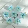 Adorno de Cabeza de Flor de Muguete Artificial de 5 cm para Decoración del Hogar, Arreglo de Boda, Pasador DIY, Arte Floral, Decoración de Flor de Muñeca para Boda