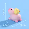 Mini-Paisagismo Pequenos Enfeites, Figuras de Animais Capivara e Pato Criativas e Fofas, Decorações para Carro e Mesa