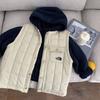 Colete Infantil 2025 Novo Produto de Inverno para Meninos e Meninas, Colete de Algodão Bordado Simples, Roupa sem Mangas Estilo Coreano para Bebês