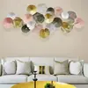 Decorações de Parede Estilo Europeu e Americano Penduricalhos para Parede de Fundo de Sofá de Sala de Estar Parede Estéreo Criativa Decorações de Parede de Ferro