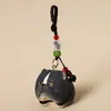 Llavero Colgante Tallado en Madera Hecho a Mano Perro Bully, Accesorio Personalizado para Bolsa, Regalo de Cumpleaños para Amigos y Compañeros de Clase
