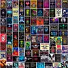 100 peças de adesivos para mini planner Avenged Sevenfold Temporada 1 adesivos para planner DIY