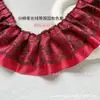 Varios Accesorios de Encaje Negro Satén Plisado con Ribete de Encaje, Accesorios para el Cabello, Cintas para Abanico, Materiales Decorativos Hechos a Mano para Manualidades