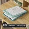 Caixa Organizadora para Pasta A4 Prancheta com Clipe Artefato Específico para Alunos para Armazenamento e Organização de Provas Pad de Prancheta para Escrita de Grande Capacidade