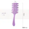 Producto Popular de Temu: Peine Rizador para Peinar, Peine Rizador para Cabello Voluminoso, Peine Masajeador del Cuero Cabelludo, Peine Hueco Alisador de Cabello, Peine de Peluquería