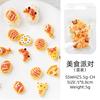 Oso de Comida y Juego Donut Uñas Joyería Pan de Simulación DIY Pegamento de Crema Funda para Teléfono Móvil Accesorios para Uñas Postizas Mayoreo