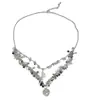 Collar Personalizado Dulce-Cool de Alta Gama con Estrella de Cinco Puntas y Colgante de Diamante Brillante, Apilable, Elegante, Retro, Versátil y Exquisito