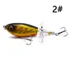 Isca para Arremesso de Longa Distância, Adequada para Pesca de Superfície, Universal para Lucio, Robalo, com Duas Caudas Duplas e Hélice para Pesca Flutuante