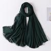 Nova Malásia Indonésia Baotou Lace Lenço Decorativo Pérola Chiffon Lenços Atacado MSL208