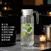 Jingxiang Vidro Bico de Pato Transparente Jarra Grande Capacidade Barato Espessado Bule Frio Bule Refrescante Jarra de Suco Jarra Vertical Atacado