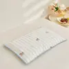 Funda de almohada de gasa de doble capa de algodón puro para niños 40X60 Par de funda interior de núcleo de almohada individual de algodón puro para bebé 30X50