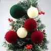 Bolas de Natal, Bolas de Natal Aveludadas 6cm/12Pçs, Bolas de Natal Aveludadas, Decorações de Natal, Vendas Diretas da Fábrica para o Natal