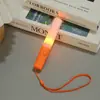 Lanyard Portátil Sencillo y Elegante Palo Electrónico LED Fluorescente Palo de Luz Multicolor Luz Ambiental para Fiesta Concierto
