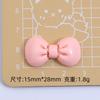 Bonita pajarita DIY, crema adhesiva, funda para teléfono, tocado, papelería, horquilla, joyería, accesorios de resina, venta al por mayor