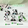 Llavero de Panda de Dibujos Animados Colgante Personalizado para Niños Regalo Encanto Linda para Mochila de Estudiante Llavero para Niñas Venta al por Mayor