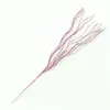 Bola de tinsel com barba de dragão e glitter dourado de 43 cm para festas de fim de ano, galhos com glitter, arame com glitter, barba de dragão, decoração de árvore de Natal, bagas