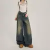 Jeans Americanos de Tiro Alto de Pierna Ancha para Mujer Primavera y Otoño Nuevo Estilo 2025 Tendencia Nuevo Estilo Pantalones Populares de Mujer de Este Año