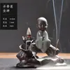 Exquisito Quemador de Incienso de Reflujo de Horno Ge Transfronterizo, Quemador de Aromaterapia de Cerámica de Arcilla Púrpura, Regalo Creativo para Ceremonia del Té en Casa, Adorno de Torre con Estética Zen