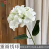 Hortênsia de Pétalas Duplas Anna Hortênsia Arco de Casamento Fileira de Flores Decoração de Chão Floricultura Adereços de Exposição Flores Artificiais