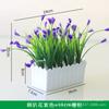 Planta de Flor Artificial Floral Pequeña en Maceta Interior Muebles para el Hogar Decoración de Escritorio para Sala de Estar Flor Falsa Ramo de Flores Secas