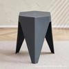 Respaldo de Silla Hueco Moda Creativa Moderno Simple Taburete de Exterior Silla con Respaldo de Plástico Silla de Comedor Nórdica Silla de Plástico