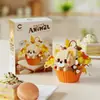 Chao Le Chuang Serie Animales de Postre Taza Micropartículas Ensamblaje Bloques de Construcción Educativo Decoración de Escritorio Al por Mayor