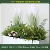 Caja de flores decoración flores y plantas arreglo floral producto terminado adorno de planta verde venta de restaurante oficina mampara canaleta de flores paisajismo biónico