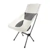 Silla Espacial de Respaldo Alto para Acampar con Bolsa de Almacenamiento, Diseño Ligero, Logo Personalizable, Silla Plegable Portátil para Exteriores OEM