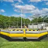 Circuito de Obstáculos Familiar ao Ar Livre, Atividades Esportivas Divertidas, Parque de Diversões Infantil, Escorregador Inflável, Touro Mecânico, Máquina Giratória