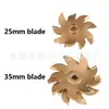 Máquina de slotting de parede de concreto sem poeira para instalação de água e eletricidade, lâmina de serra de 20mm25mm35mm, cabeça de corte com 12 dentes