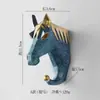 Atacado Transfronteiriço Entrada Gancho de Animal Decoração de Parede Pingente Gancho de Casaco Europeu Decoração de Parede Pingente