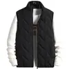 Colete masculino transfronteiriço outono e inverno jaqueta acolchoada de algodão moda coreana colete masculino solto inverno bonito casaco colete acolchoado atacado