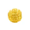 Atacado Vietnã jateamento de ouro sólido DIY acessórios artesanais cobre puro banhado a ouro frisado pulseira contas soltas