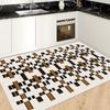 Alfombrillas de Cocina Francesas Transfronterizas Son Anti-Suciedad, Limpiables, Antideslizantes, a Prueba de Aceite e Impermeables Alfombrillas de Piso de PVC. El Fabricante Personaliza una Muestra