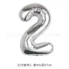 Globos Digitales Versión Americana de 32 pulgadas Globos de Película de Aluminio Oro Plata Decoración para Fiesta de Cumpleaños Boda Día de Año Nuevo Venta al por Mayor
