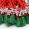 Hebilla de seguridad de jade sintético suministro para puestos regalo de exposición de templo colgante de hebilla de seguridad fabricantes de hebillas de seguridad de imitación de jade blanco de vidrio