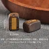 Plata 925 Chapada en Oro Cuentas Barril de Madera de Águila Natural Cuentas Espaciadoras Parche Cuentas Sueltas Accesorios para Joyería Hecha a Mano DIY Pulsera Accesorios de Juego Cultural
