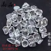 Piedras Trituradas de Cristal Natural Cristal Blanco Piedras Pequeñas Transparentes Piedras Desmagnetizadoras Maceta Paisajismo Piedras de Fondo para Acuario Ofrendas a Buda Adornos